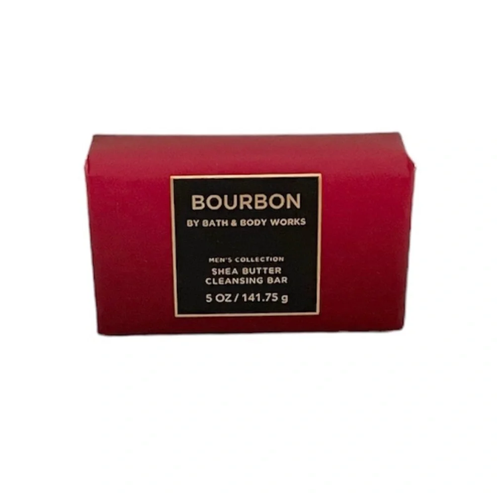 Bath & Body Works Bourbon Shea Butter Men’s Cleansing Soap Bar Full Size 5 oz - Picture 5 of 5
